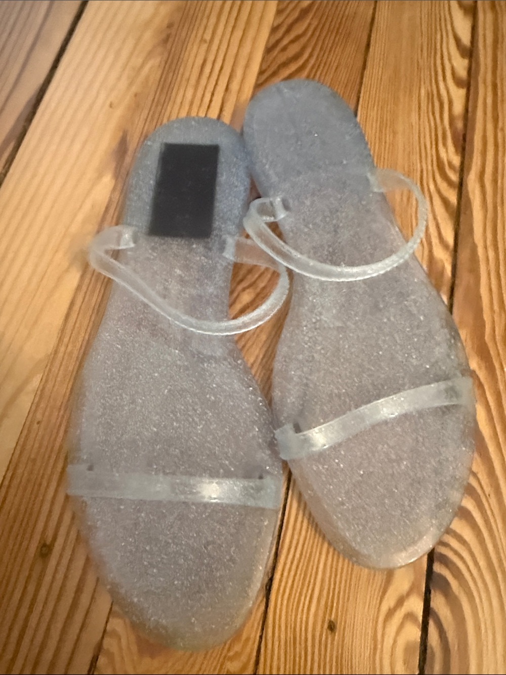 Stuart Weitzman Jelly slides